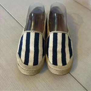 Ugg Blue Striped Slip On Sneakers